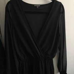 Dressy Black Romper